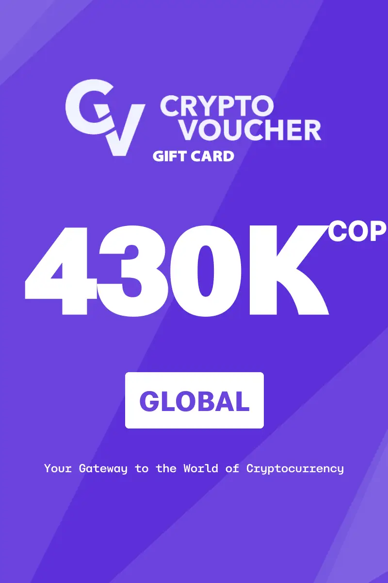 Crypto Voucher 430000 COP Gift Card (Global) - Digital Key