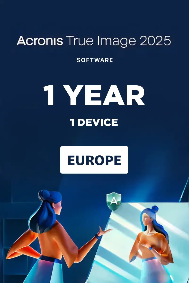 Acronis True Image 2025 (Global) (PC / Mac) 1 Device 1 Year - Digital Key