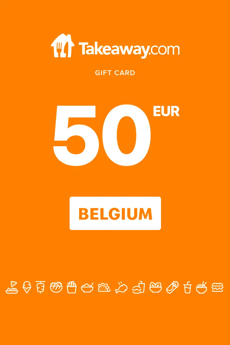Takeaway 50 EUR Gift Card (Belgium) - Digital Key