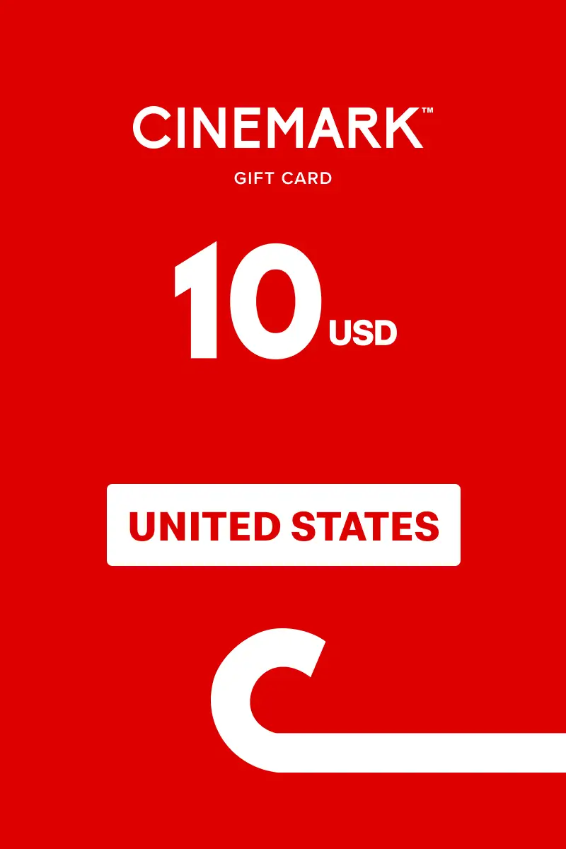 Cinemark 10 USD Gift Card (United States) - Digital Key