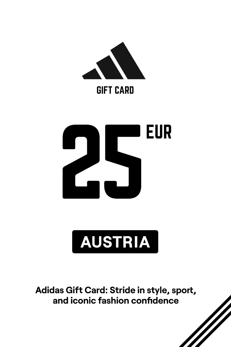 Adidas 25 EUR Gift Card (Austria) - Digital Key