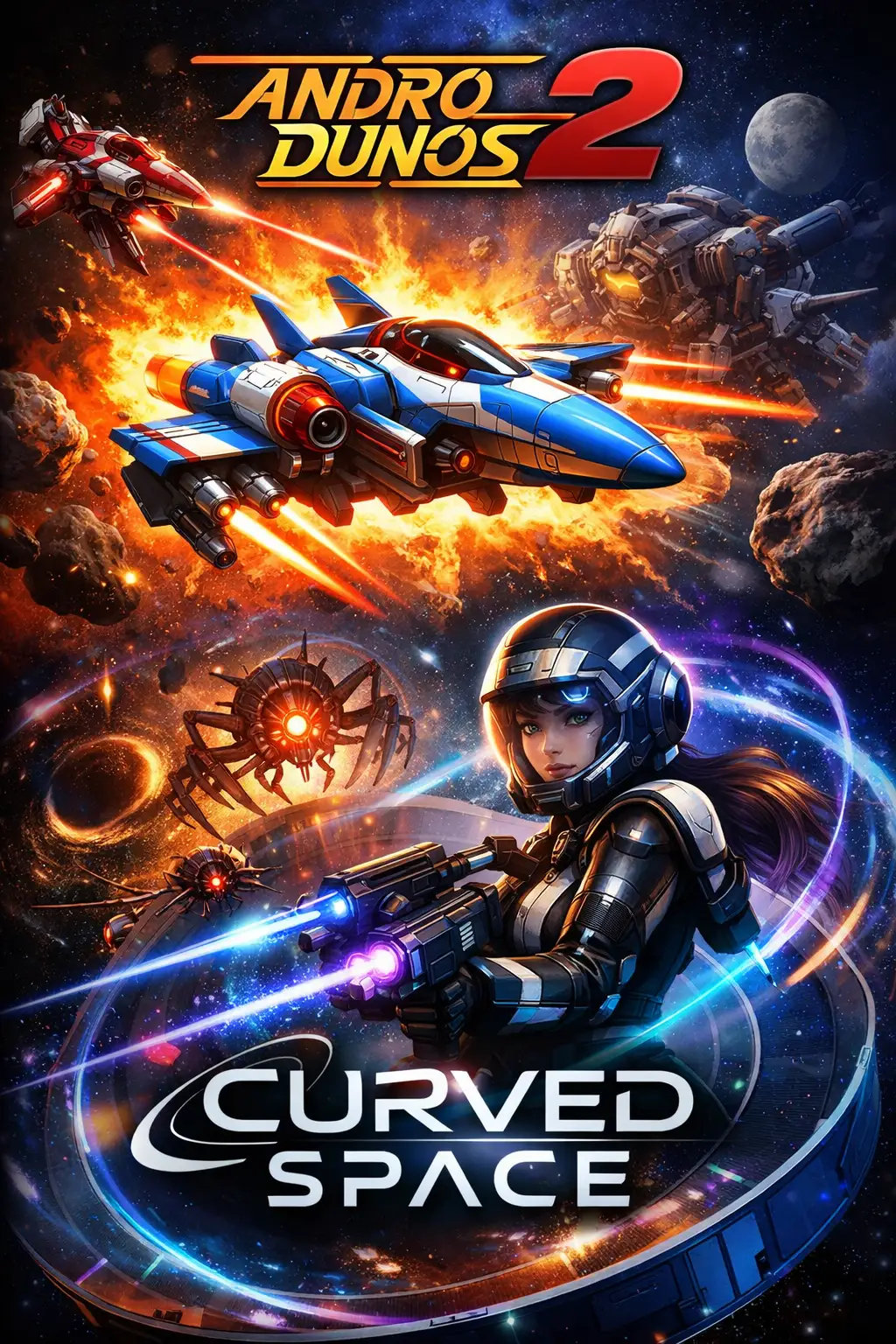 Andro Dunos 2 + Curved Space (Global) (PC) - Steam - Digital Key