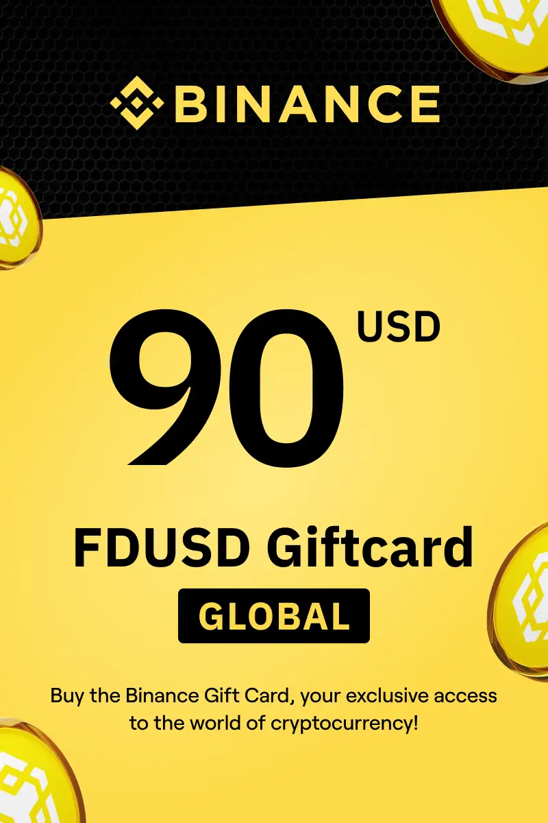 Binance (FDUSD) 90 USD Gift Card (Global) - Digital Key