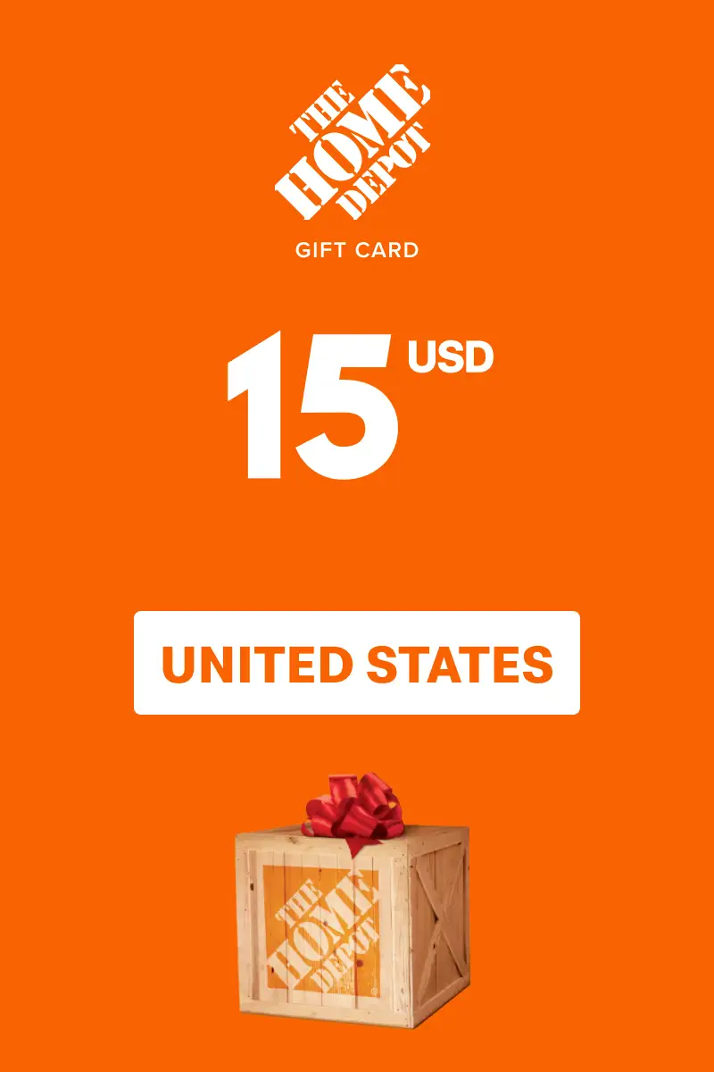 Home Depot 15 USD Gift Card (United States) - Digital Key