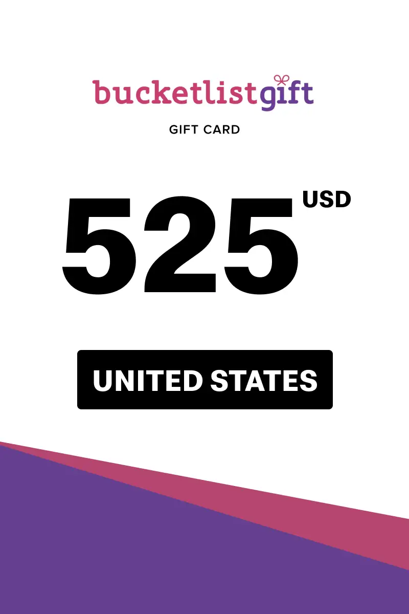 BucketlistGift 525 USD Gift Card (United States) - Digital Key