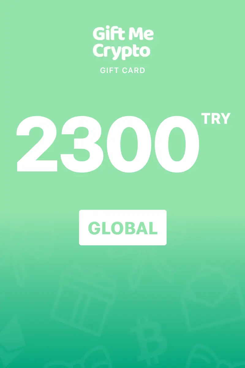 Gift Me Crypto 2300 TRY Gift Card (Global) - Digital Key