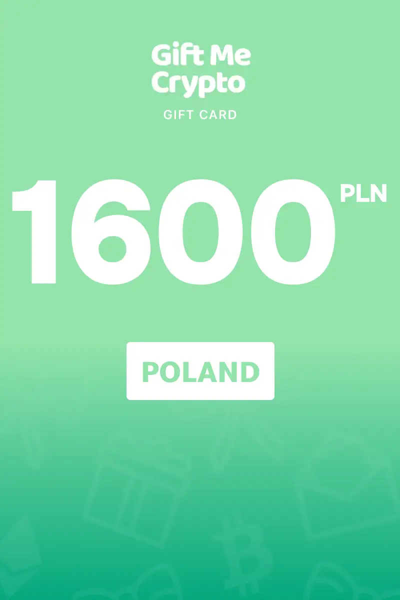 Gift Me Crypto 1600 PLN Gift Card (Poland) - Digital Key