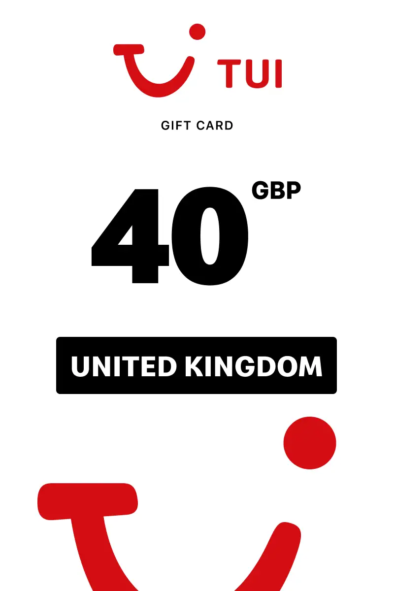 TUI Travel 40 GBP Gift Card (United Kingdom) - Digital Key