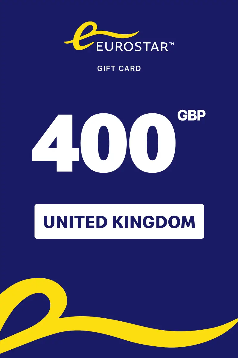 Eurostar 400 GBP Gift Card (United Kingdom) - Digital Key
