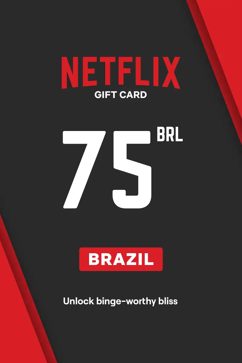 Netflix 75 BRL Gift Card (Brazil) - Digital Key