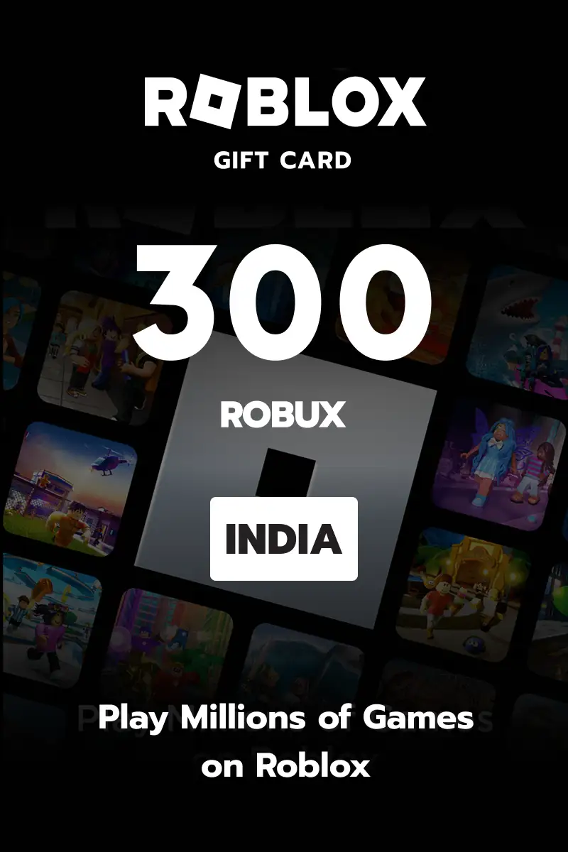 Roblox 300 Robux (India) - Digital Key