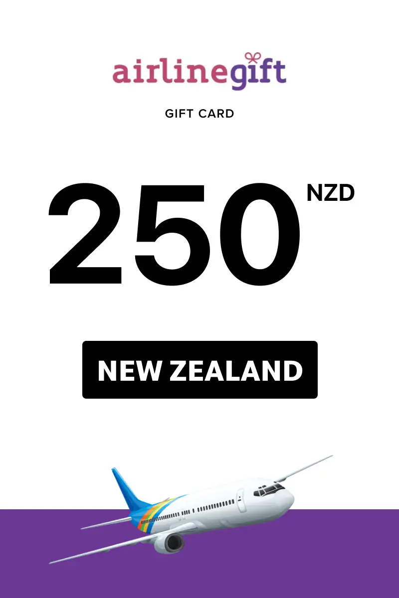 Airline Gift 250 NZD Gift Card (New Zealand) - Digital Key