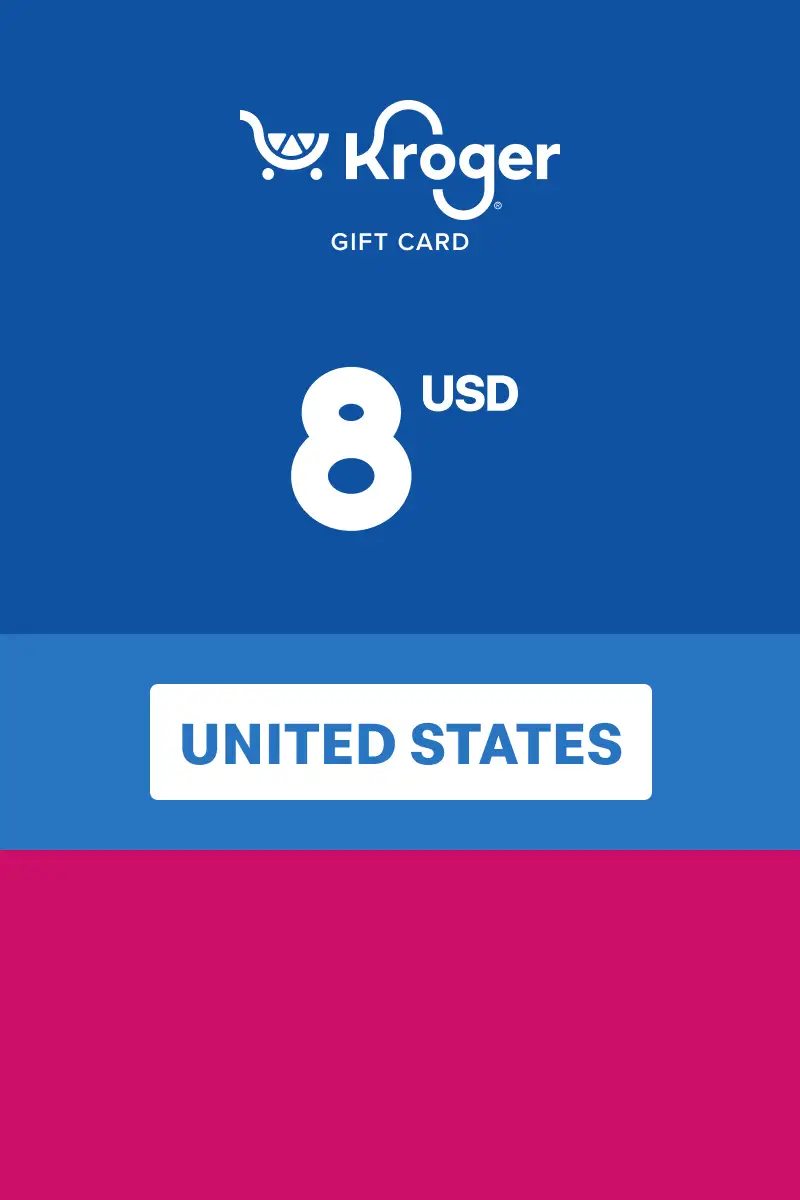Kroger 8 USD Gift Card (United States) - Digital Key