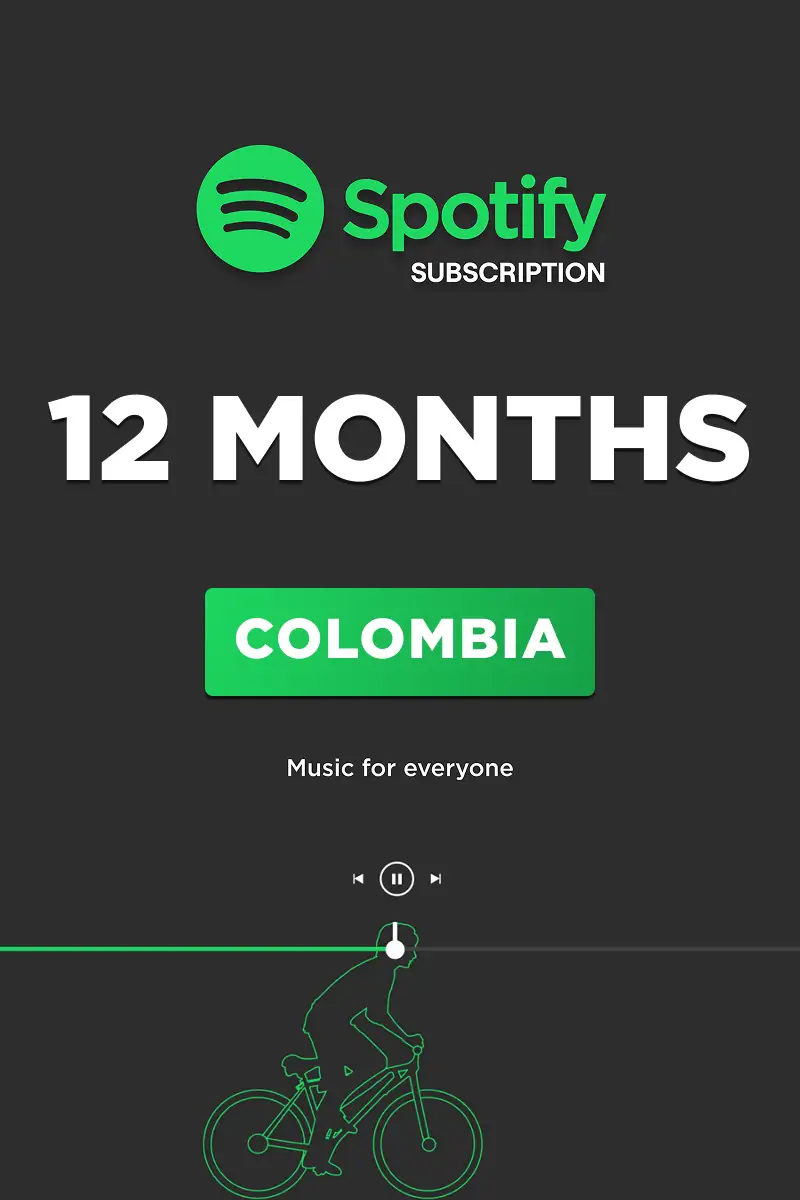 Spotify Premium 12 Months Subscription (Colombia) - Digital Key