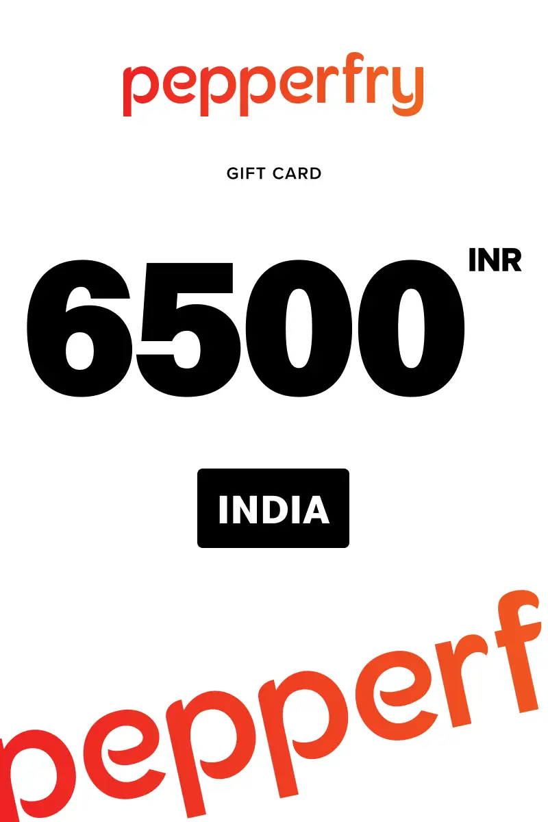Pepperfry 6500 INR Gift Card (India) - Digital Key