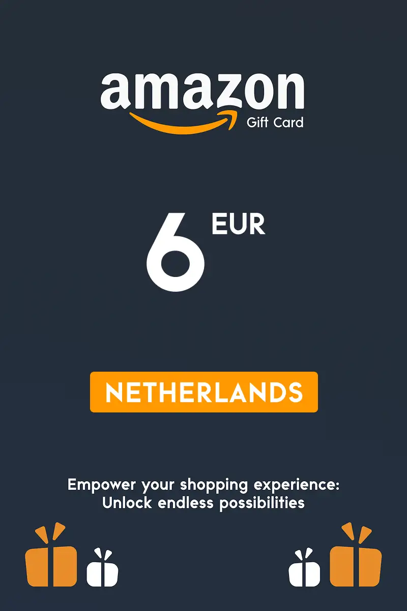 Amazon 6 EUR Gift Card (Netherlands) - Digital Key