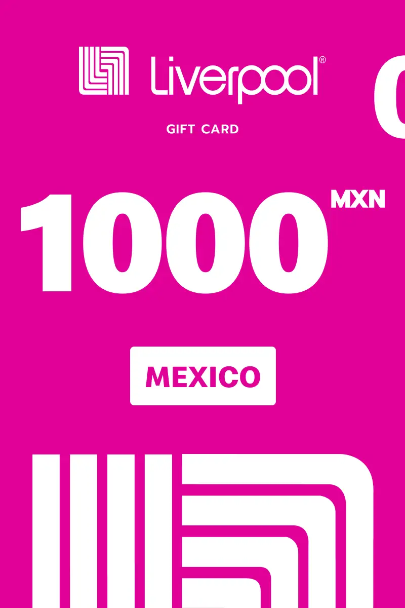 Liverpool 1000 MXN Gift Card (Mexico) - Digital Key