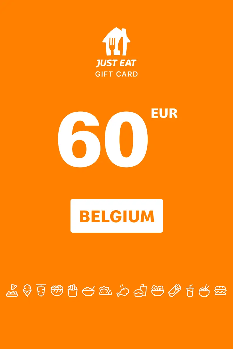 Just Eat 60 EUR Gift Card (Belgium) - Digital Key