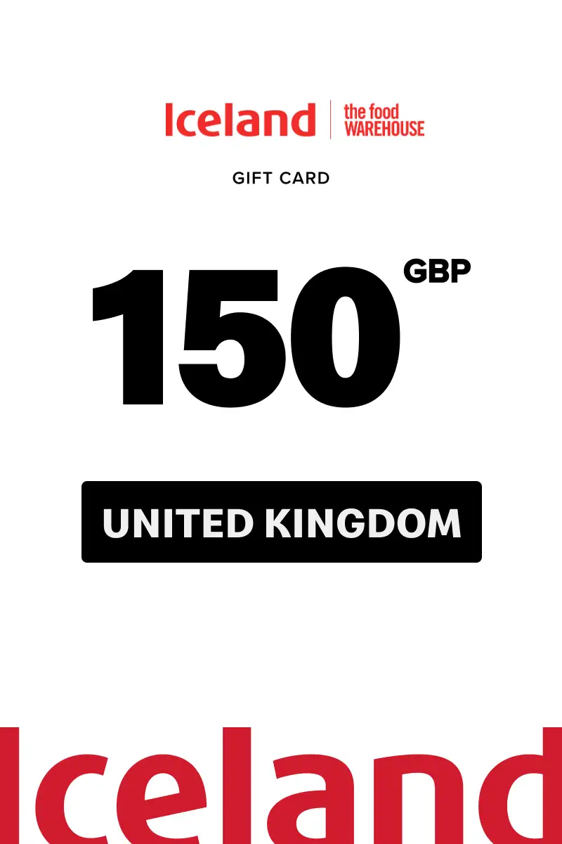 Iceland 150 GBP Gift Card (United Kingdom) - Digital Key