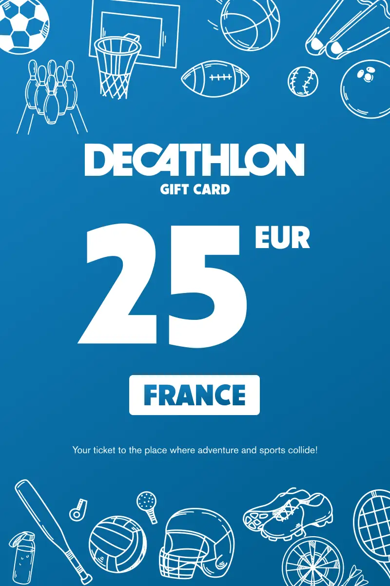 Decathlon 25 EUR Gift Card (France) - Digital Key
