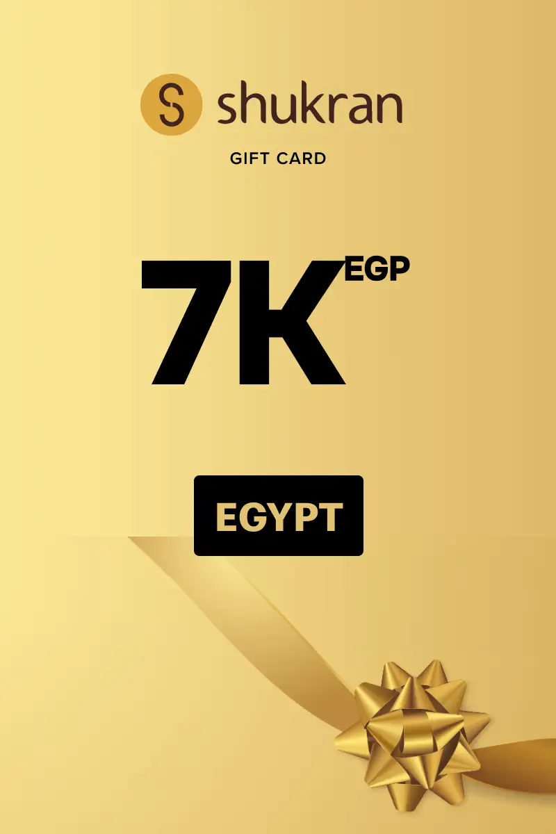 Shukran 7000 EGP Gift Card (Egypt) - Digital Key