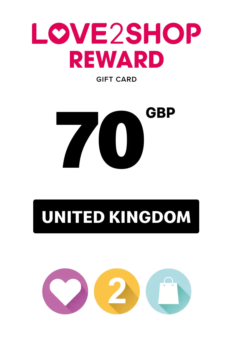 Love2Shop Reward 70 GBP Gift Card (United Kingdom) - Digital Key