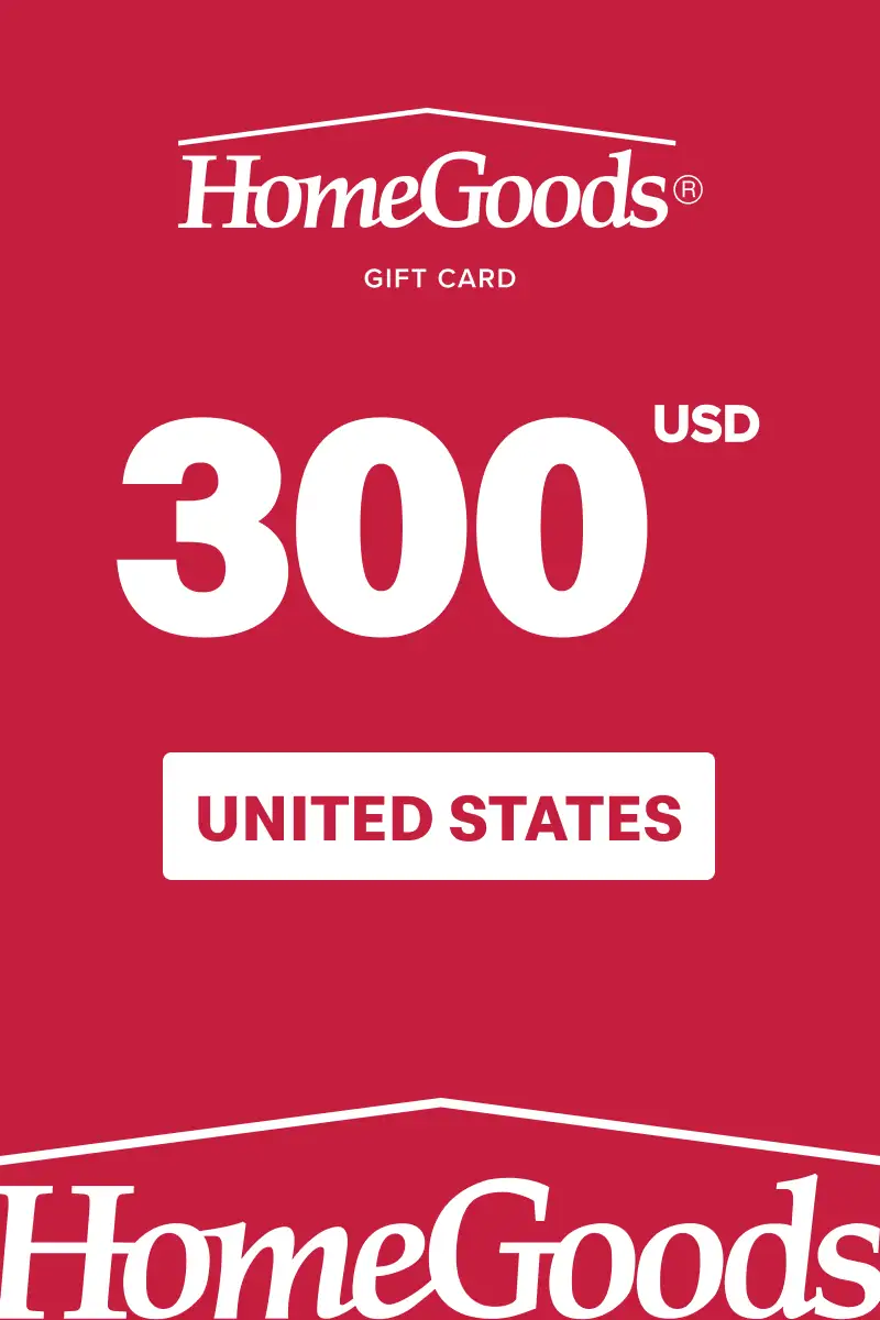 Homegoods 300 USD Gift Card (United States) - Digital Key