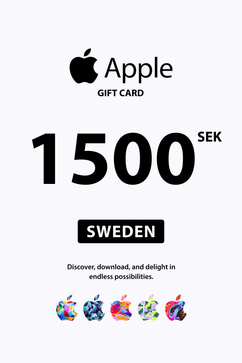 Apple 1500 SEK Gift Card (Sweden) - Digital Key