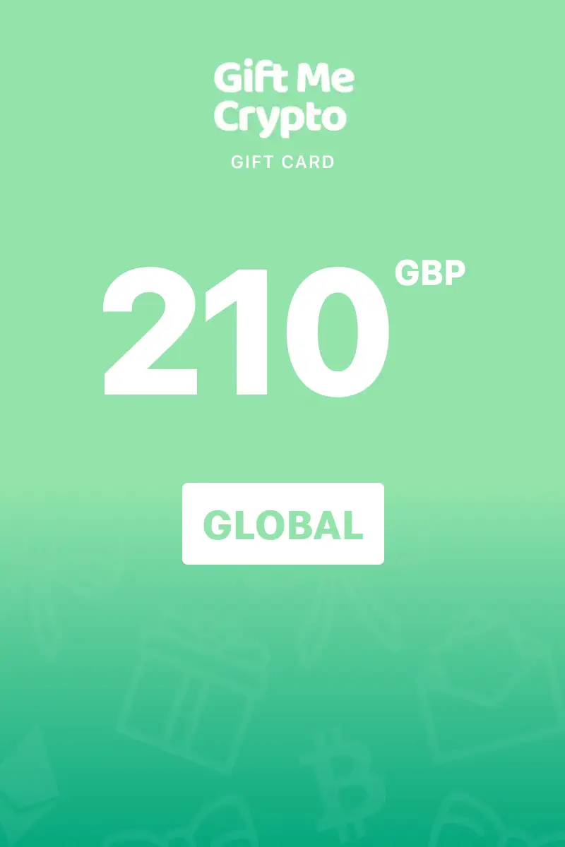 Gift Me Crypto 210 GBP Gift Card (Global) - Digital Key