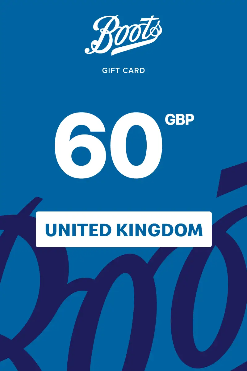 Boots 60 GBP Gift Card (United Kingdom) - Digital Key