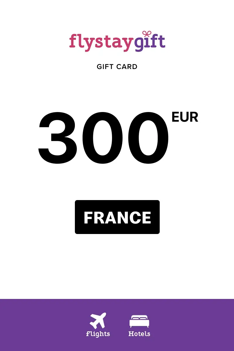 Flystay Gift 300 EUR Gift Card (France) - Digital Key