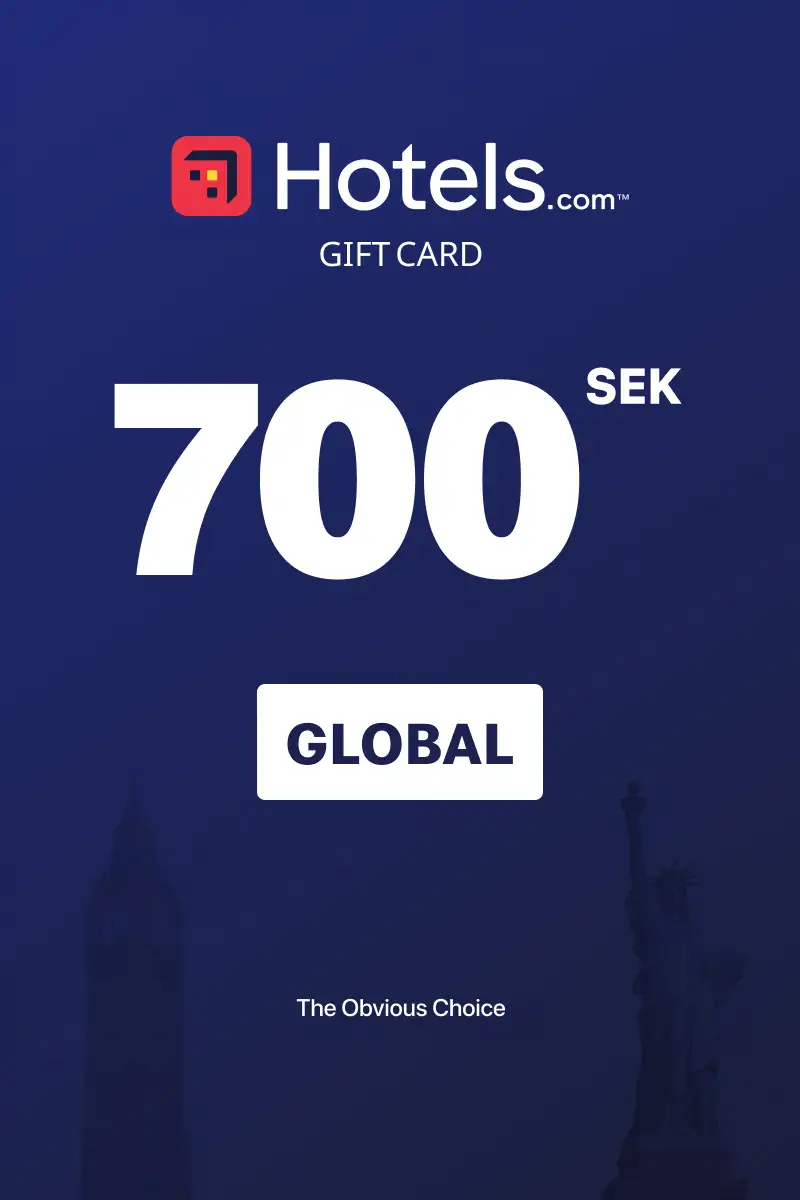 Hotels.com 700 SEK Gift Card (Global) - Digital Key