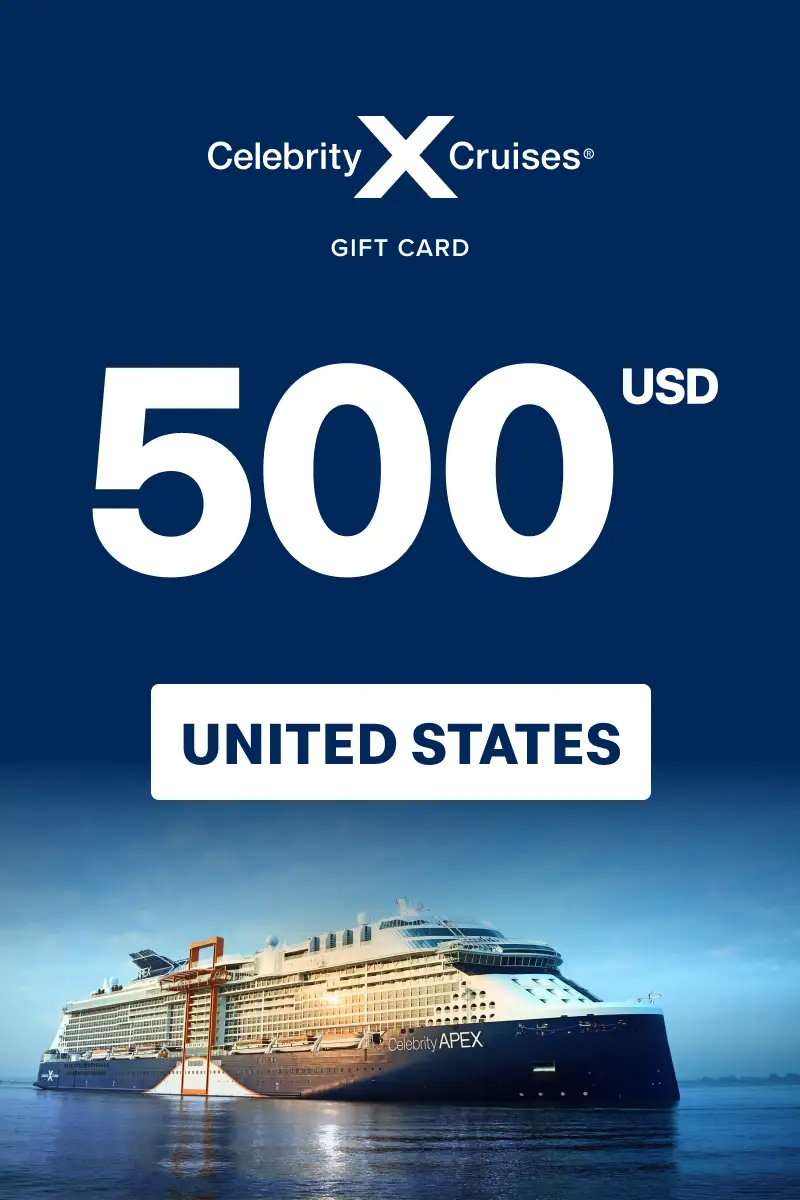 Celebrity Cruises 500 USD Gift Card (United States) - Digital Key