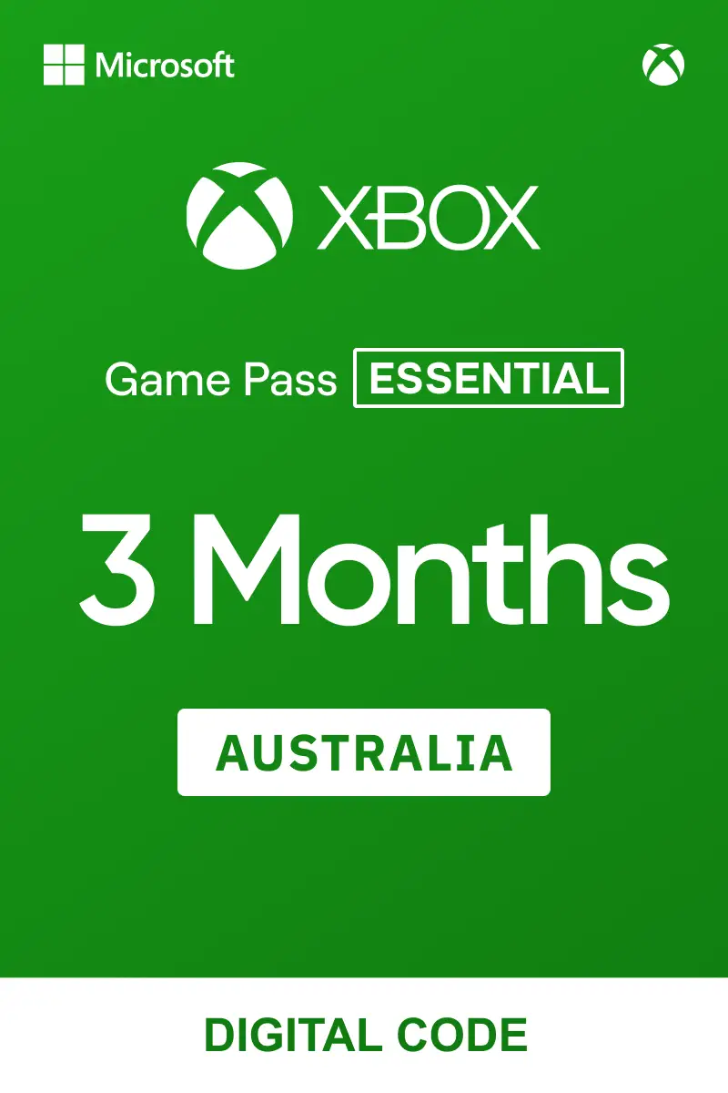 Xbox Game Pass Core (Essential) 3 Months (Australia) - Xbox Live - Digital Key