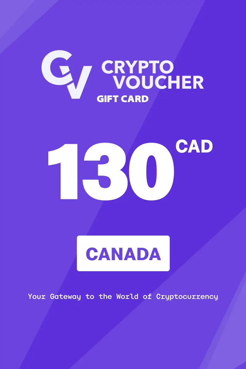 Crypto Voucher 130 CAD Gift Card (Canada) - Digital Key