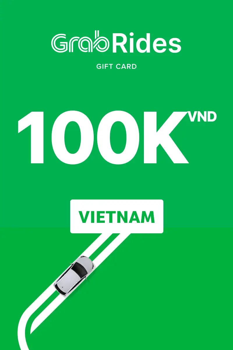 Grab Rides 100000 VND Gift Card (Vietnam) - Digital Key