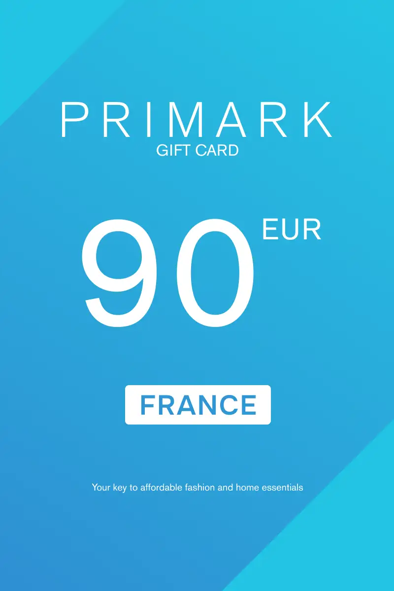Primark 90 EUR Gift Card (France) - Digital Key