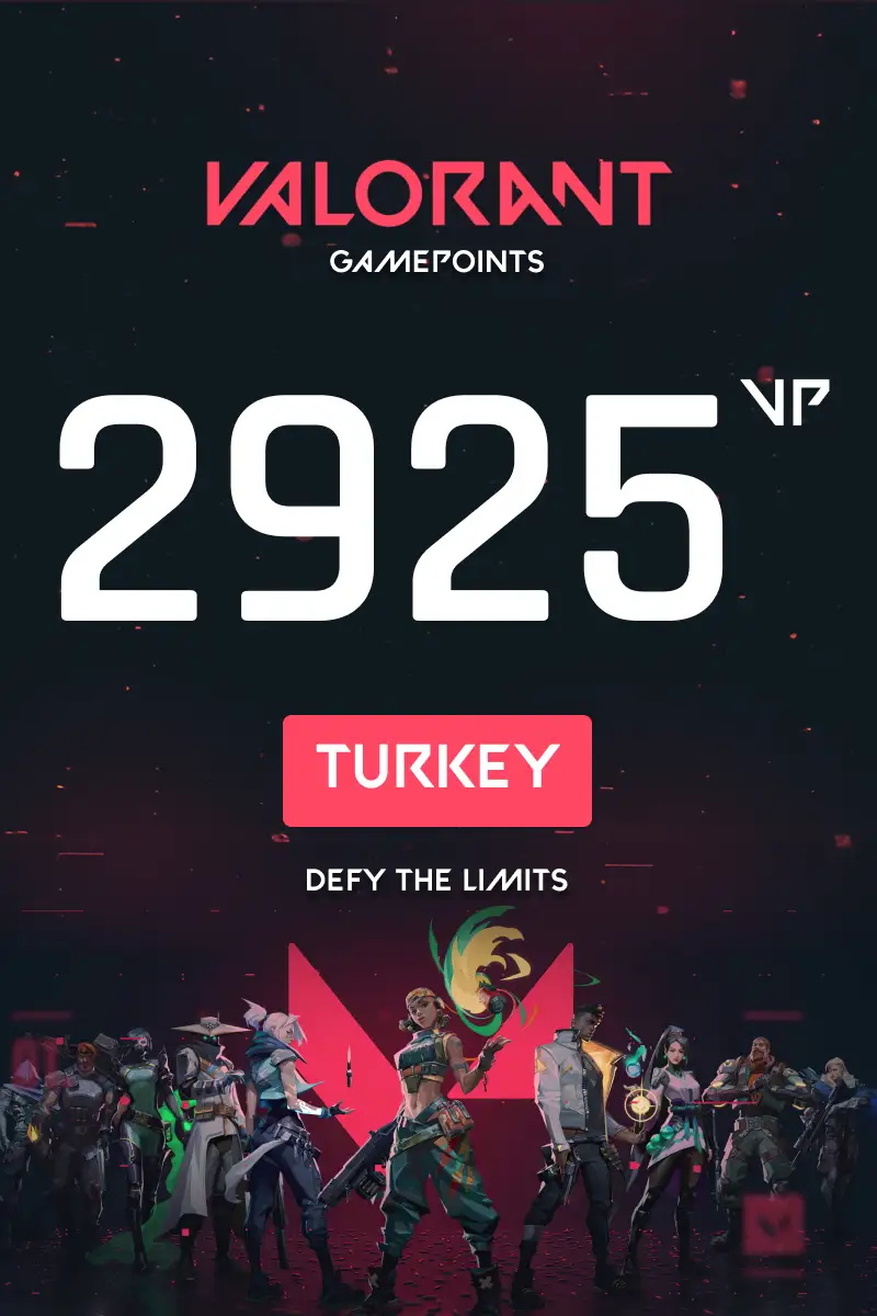 VALORANT 2925 Valorant Points (Turkey) - Digital Key