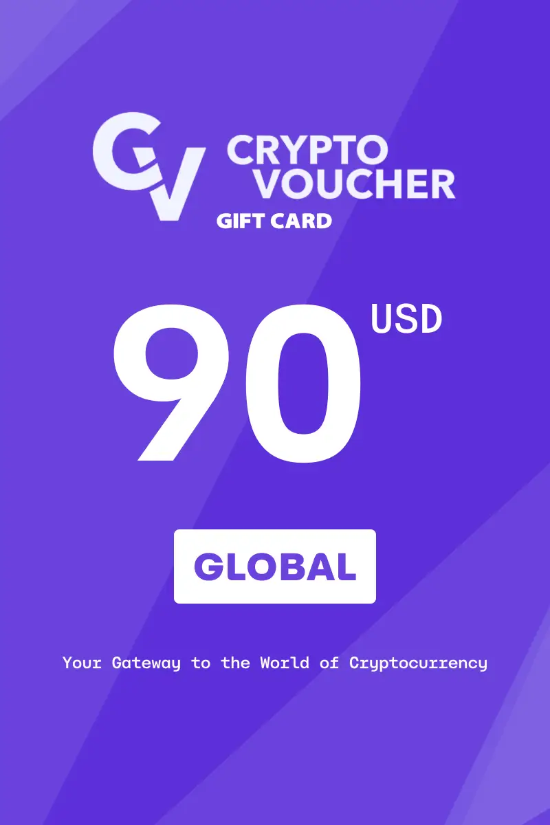 Crypto Voucher 90 USD Gift Card (Global) - Digital Key