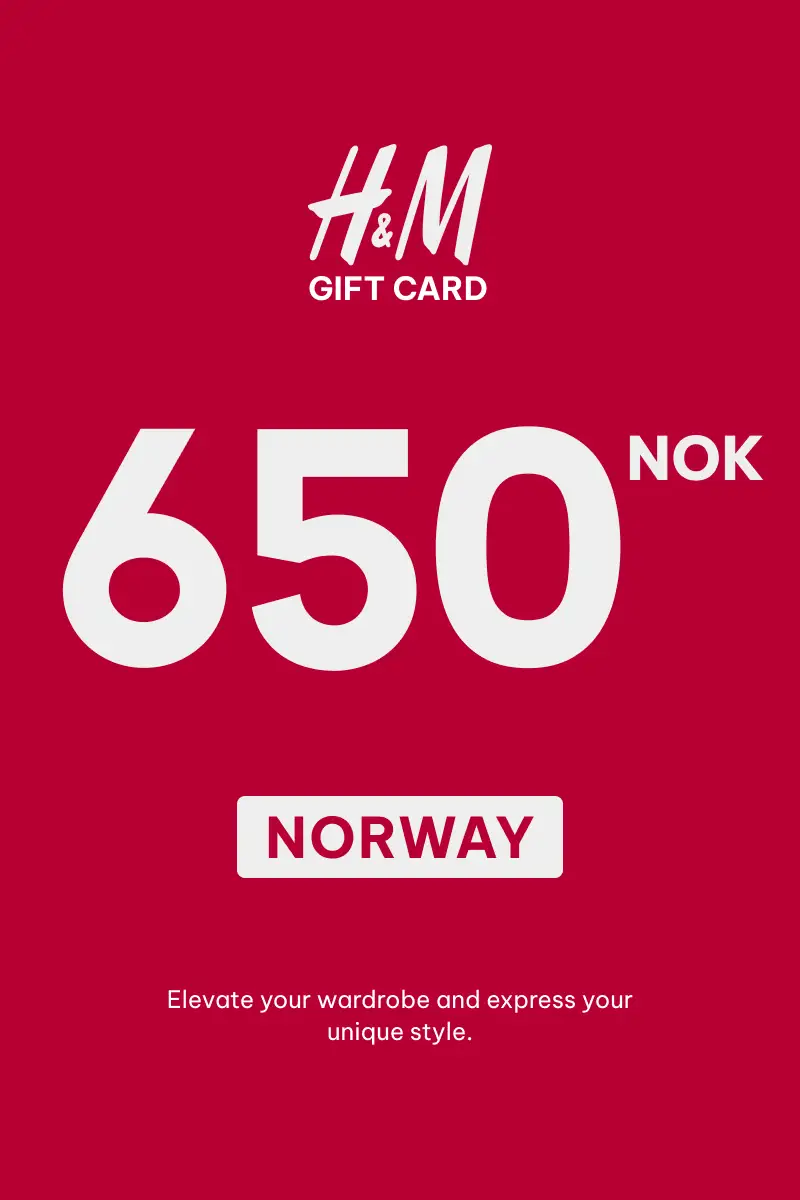 HandM 650 NOK Gift Card (Norway) - Digital Key