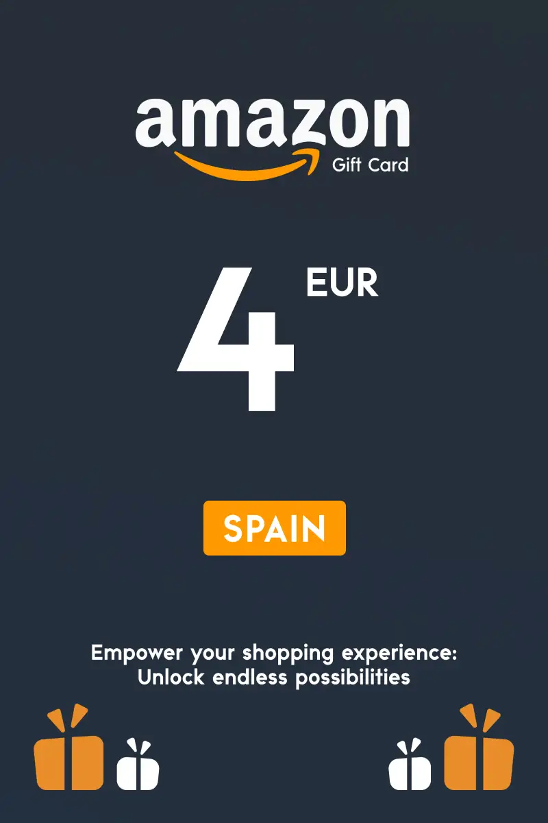 Amazon 4 EUR Gift Card (Spain) - Digital Key