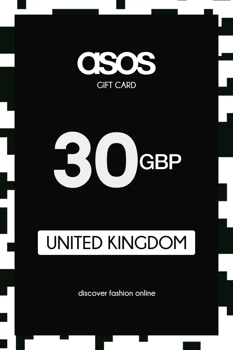 ASOS 30 GBP Gift Card (United Kingdom) - Digital Key afbeelding 1