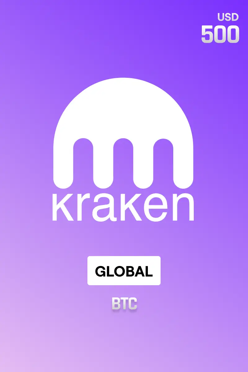 Rewarble Kraken (BTC) 500 USD Gift Card (Global) - Rewarble - Digital Key