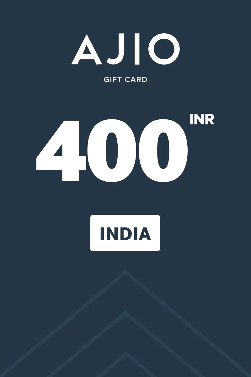 AJIO 400 INR Gift Card (India) - Digital Key