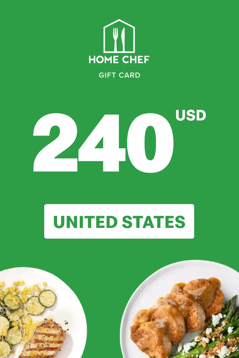 Home Chef 240 USD Gift Card (United States) - Digital Key