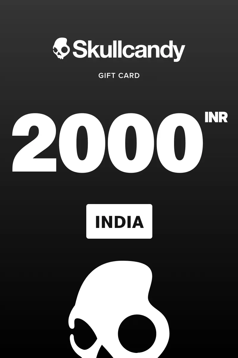 Skullcandy 2000 INR Gift Card (India) - Digital Key