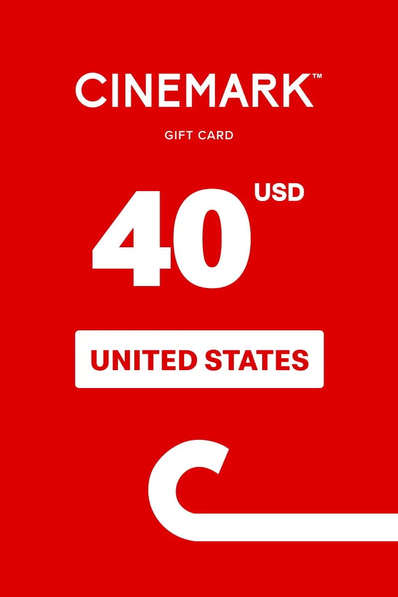 Cinemark 40 USD Gift Card (United States) - Digital Key