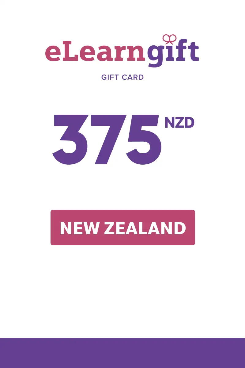eLearnGift 375 NZD Gift Card (New Zealand) - Digital Key
