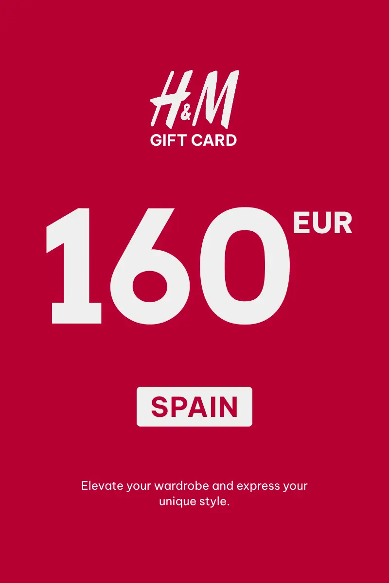 HandM 160 EUR Gift Card (Spain) - Digital Key