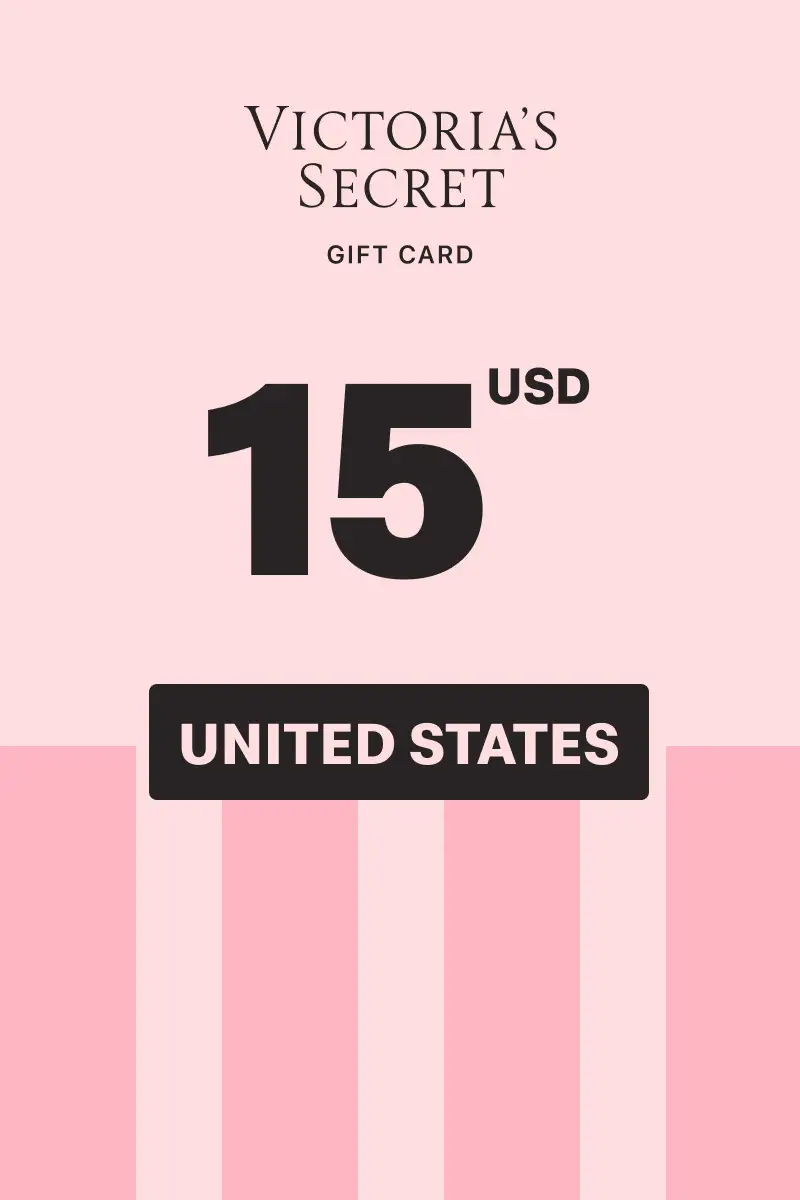 Victoria's Secret 15 USD Gift Card (United States) - Digital Key